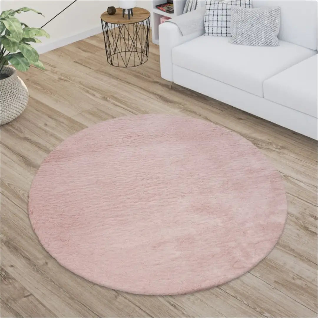Kilimas NI3227 - €52 Save 15% 100-200, 50-100, __label:Pristatymas 5-14 d.d., apvalus, ayy 60 x 90 cm / Rožinė