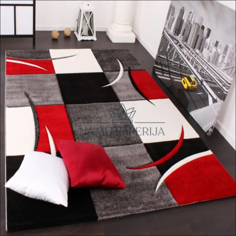 Kilimas NI3240 - €59 Save 15% 100-200, 50-100, __label:Pristatymas 5-14 d.d., ayy, color-raudona 60 x 110 cm / Raudona