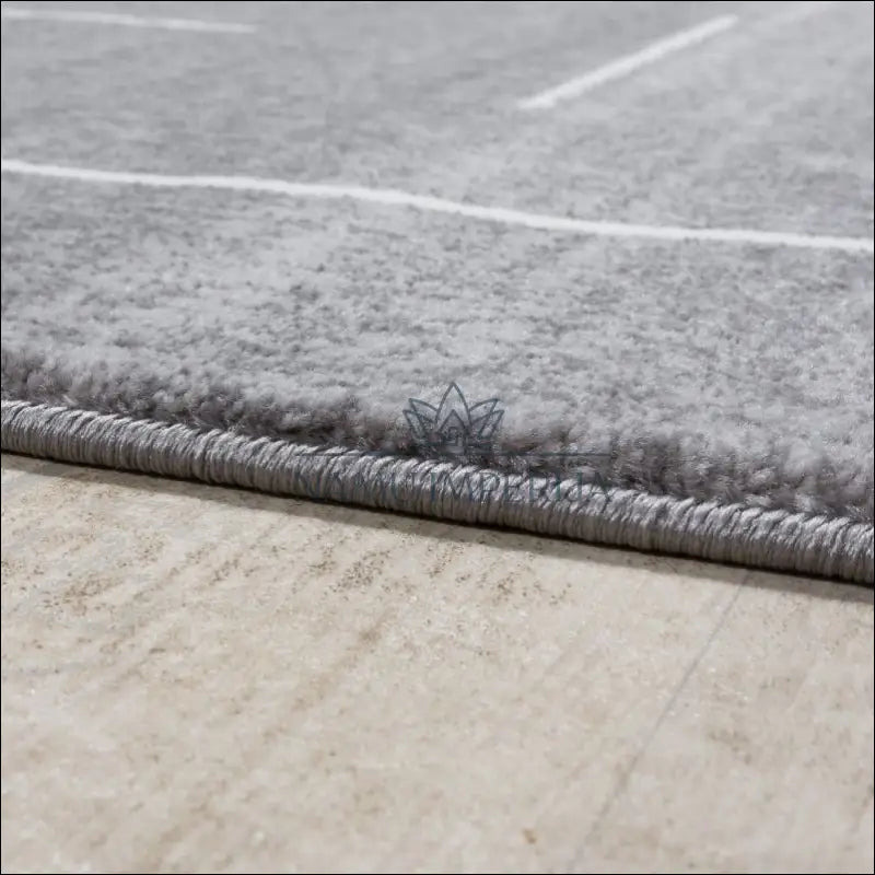 Kilimas NI3272 - €146 100-200, ayy, color-pilka, Designer Rug Modern White-Grey Mottled, kilimai 120 x 170 cm | Namų