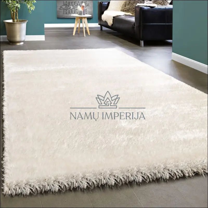 Kilimas NI3296 - €78 Save 20% 100-200, 50-100, ayy, color-White, Elegant Rug shaggy Plain 120 x 170 cm Kilimai