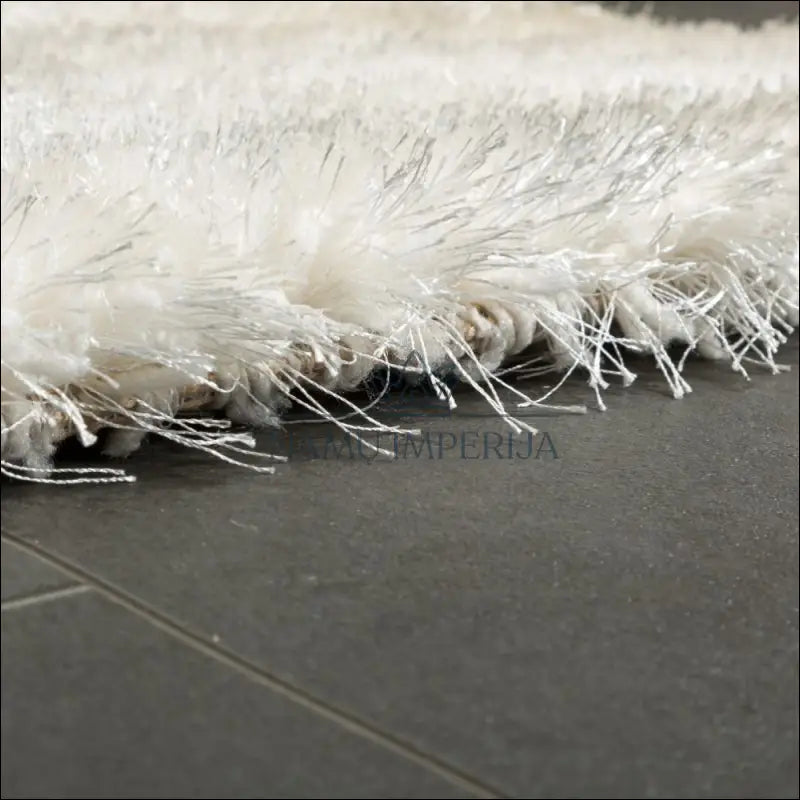 Kilimas NI3296 - €78 100-200, 50-100, ayy, color-White, Elegant Rug shaggy Plain Kilimai | Namų imperija Fast shipping