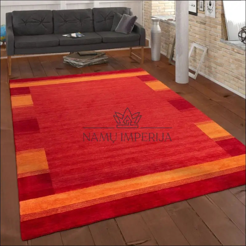 Kilimas NI3311 - €384 Save 20% ayy, color-Terracotta, Hand-Woven Rug Gabbeh Orange Yellow, kilimai, new-174005 160 x