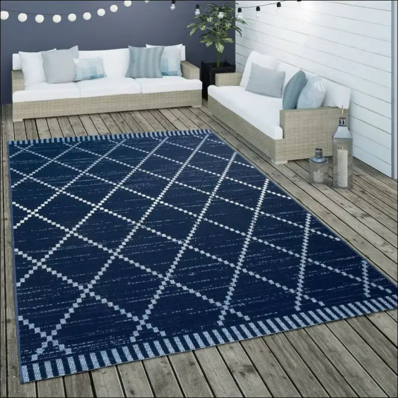 Kilimas NI3319 - €98 Save 20% 100-200, 50-100, __label:Pristatymas 5-14 d.d., ayy, color-melyna 120 x 170 cm Kilimai