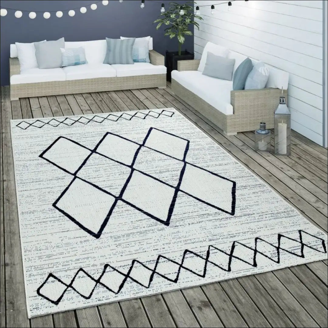 Kilimas NI3321 - €83 Save 15% 100-200, 50-100, __label:Pristatymas 5-14 d.d., ayy, color-White 80 cm x 150 / Balta