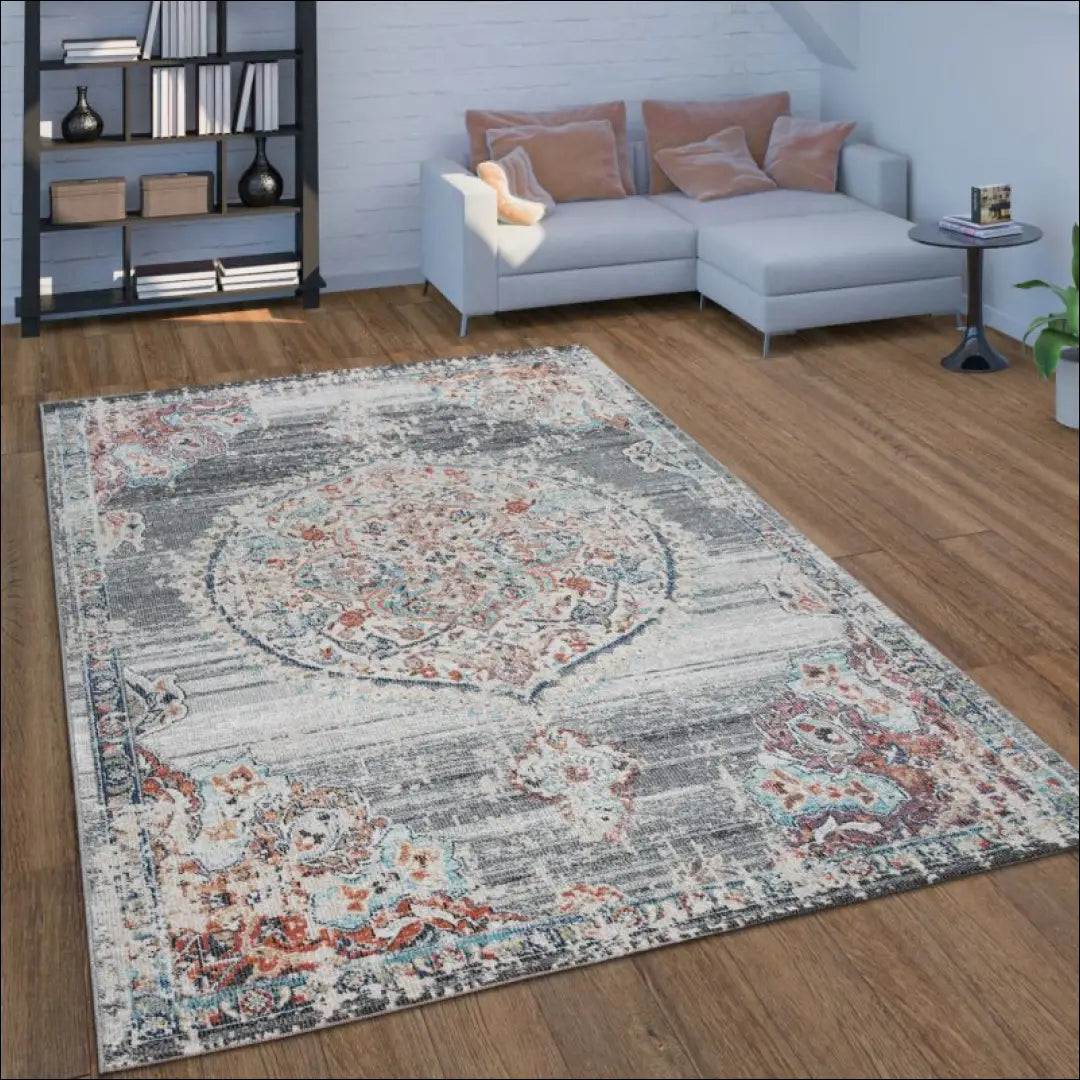 Kilimas NI3329 - €56 Save 15% 100-200, 50-100, __label:Pristatymas 5-14 d.d., ayy, color-pilka 60 cm x 100 / Pilka