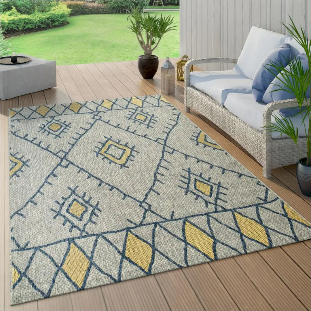 Kilimas NI3341 - €52 Save 15% 100-200, 50-100, __label:Pristatymas 5-14 d.d., ayy, color-Yellow 60 cm x 100 / Geltona