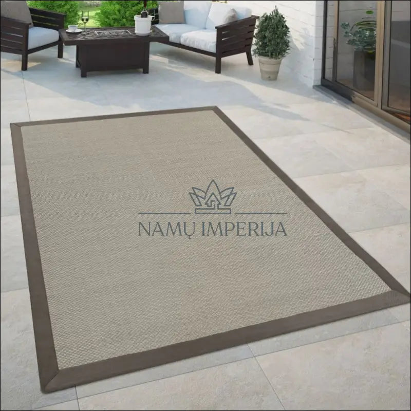 Kilimas NI3364 - €116 Save 20% 100-200, 50-100, ayy, color-smelio, Indoor & lauko Rug Monochrome Brown 120 x 170 cm