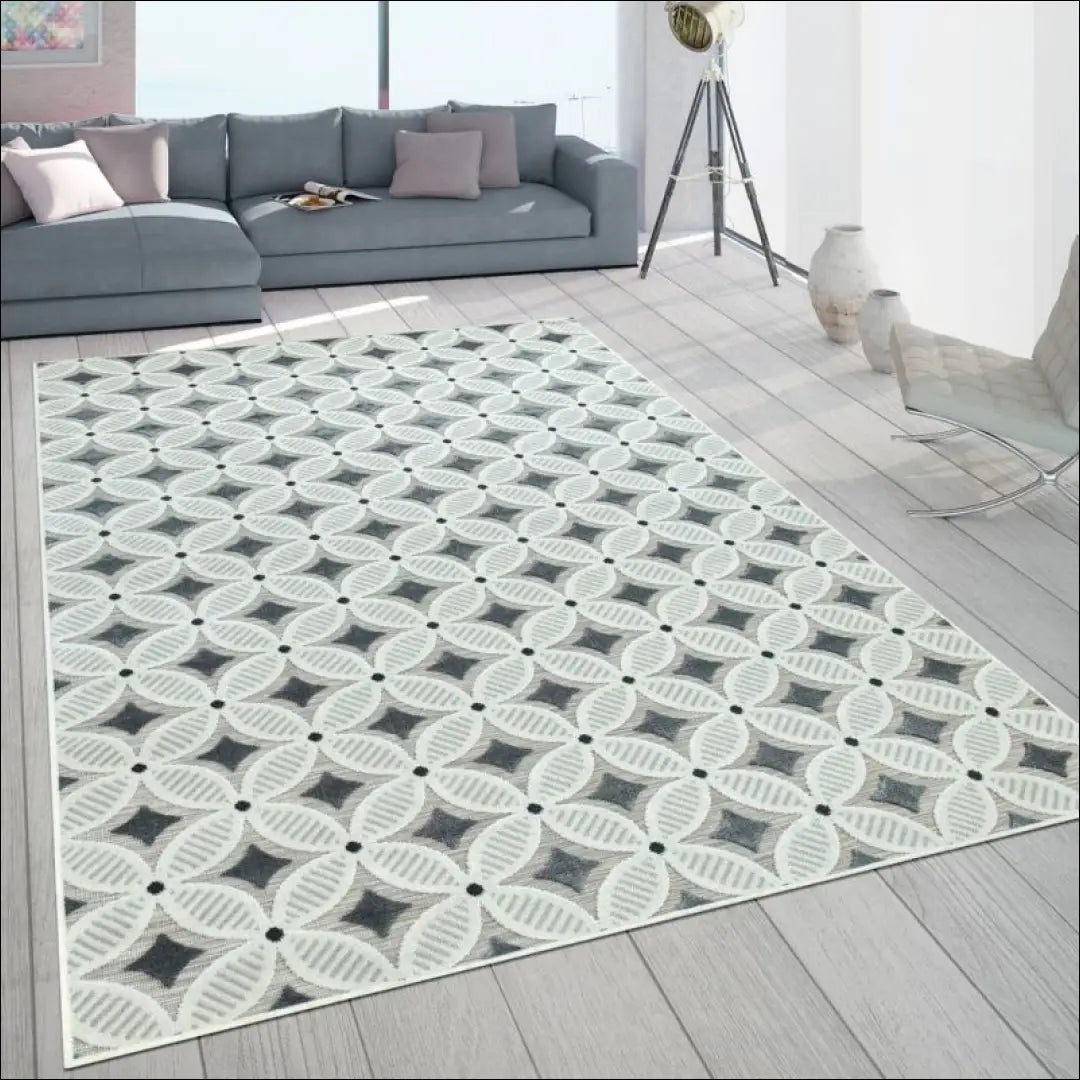 Kilimas NI3403 - €70 Save 15% 100-200, 50-100, __label:Pristatymas 5-14 d.d., ayy, color-pilka 80 cm x 150 / Pilka