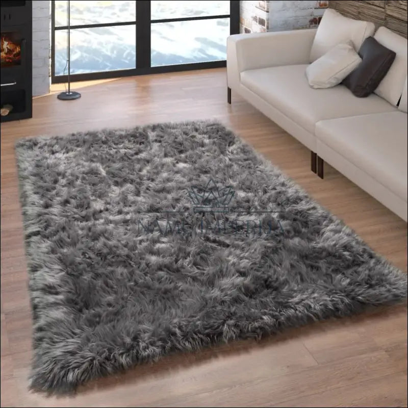 Kilimas NI3522 - €98 Save 15% 100-200, 25-50, 50-100, __label:Pristatymas 5-14 d.d., apvalus 80 cm x 150 / Pilka