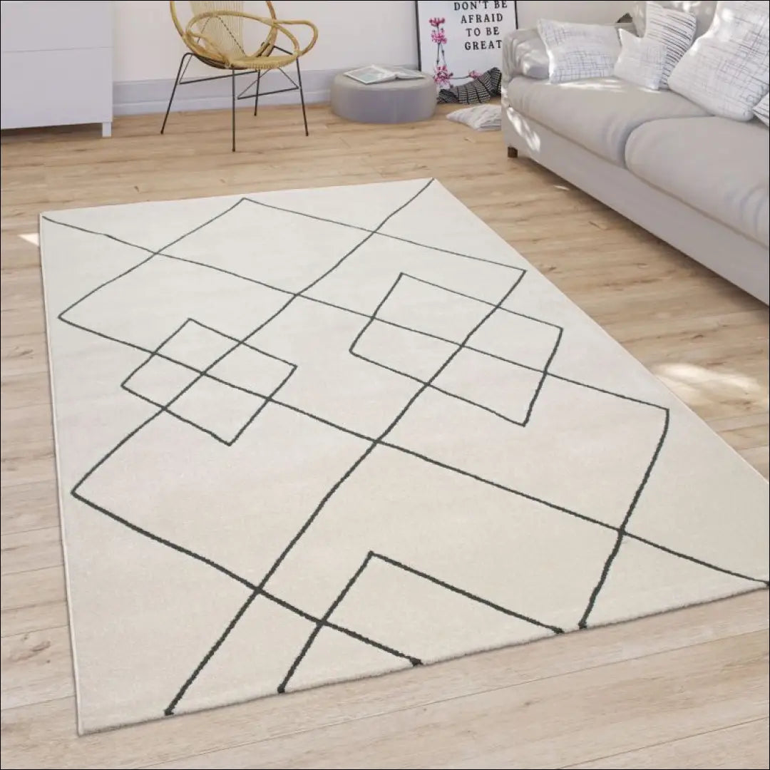 Kilimas NI3532 - €59 Save 15% 100-200, 50-100, __label:Pristatymas 5-14 d.d., ayy, color-White 60 cm x 100 / Balta