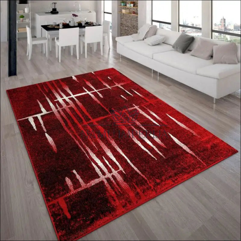 Kilimas NI3583 - €122 Save 20% 100-200, ayy, color-raudona, kilimai, Modern Designer Carpet Grey Black White Style