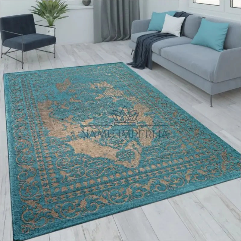 Kilimas NI3595 - €86 Save 15% 100-200, 50-100, __label:Pristatymas 5-14 d.d., ayy, color-turkis 80 cm x 150 / Turkio