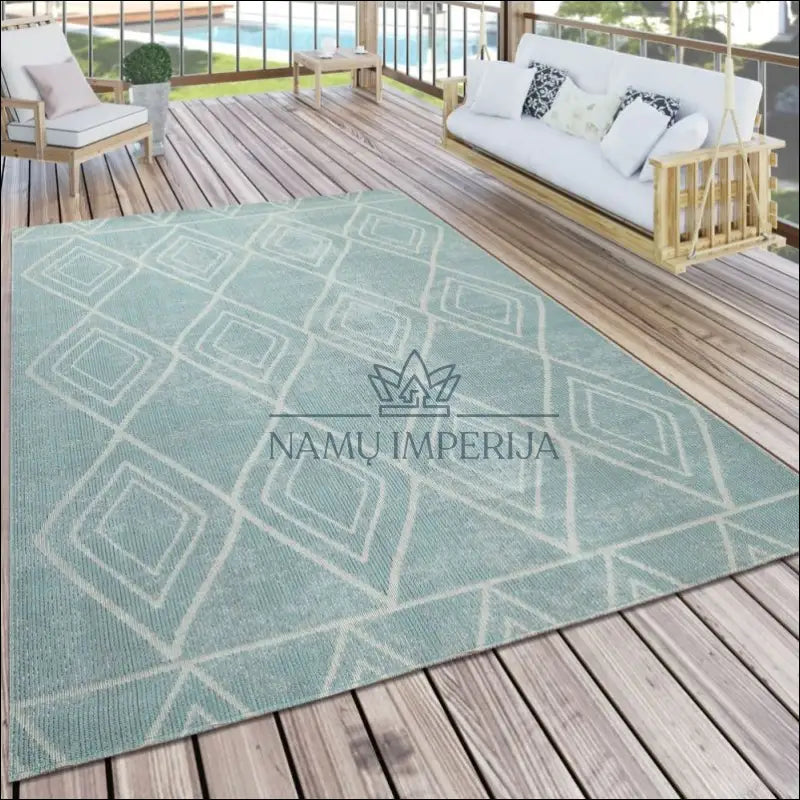 Kilimas NI3596 - €98 Save 15% 100-200, 50-100, __label:Pristatymas 5-14 d.d., ayy, color-turkis 120 x 170 cm Kilimai