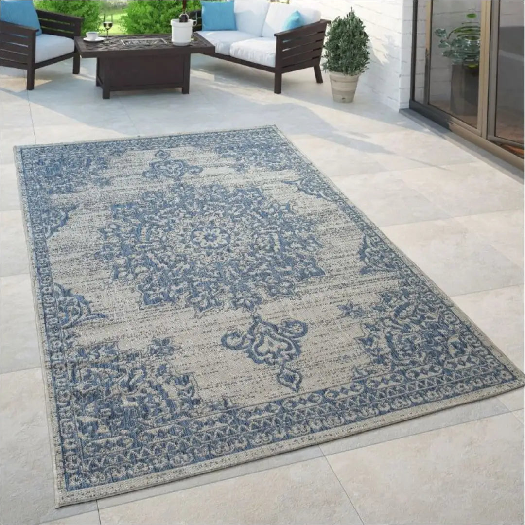 Kilimas NI3618 - €83 Save 15% 100-200, 50-100, __label:Pristatymas 5-14 d.d., ayy, color-melyna 120 x 170 cm Kilimai