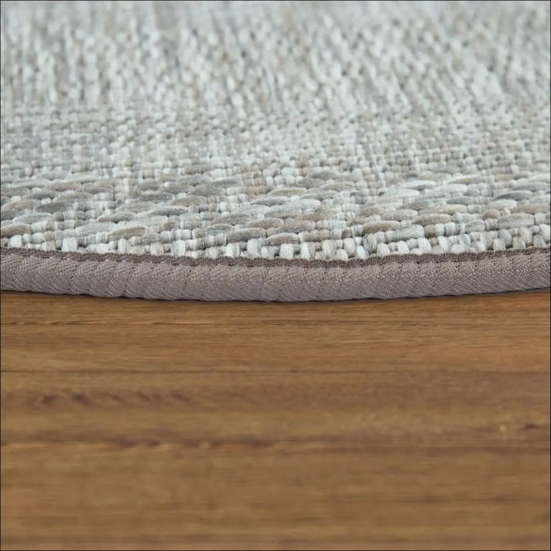 Kilimas NI3647 - €105 Save 15% 100-200, __label:Pristatymas 5-14 d.d., apvalus, ayy, color-pilka 120 cm skersmuo