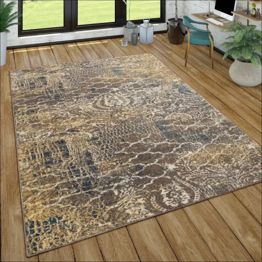 Kilimas NI3769 - €70 Save 15% 100-200, 50-100, __label:Pristatymas 5-14 d.d., ayy, color-melyna 80 x 150 cm Kilimai