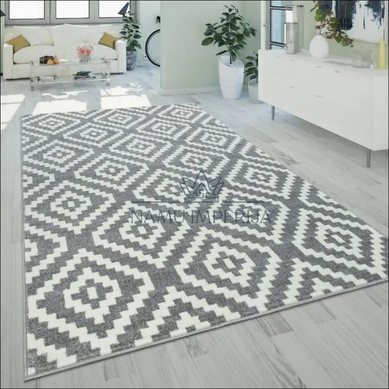 Kilimas NI3895 - €94 Save 15% 100-200, 50-100, __label:Pristatymas 5-14 d.d., ayy, color-pilka-White 120 x 170 cm