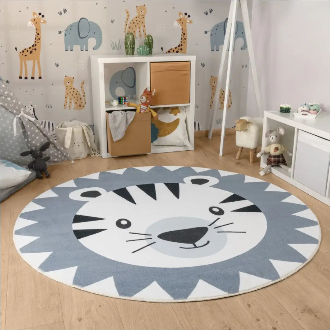 Kilimas NI4028 - €75 Save 15% 100-200, 50-100, __label:Pristatymas 5-14 d.d., color-Grau, kilimai 100 cm skersmuo