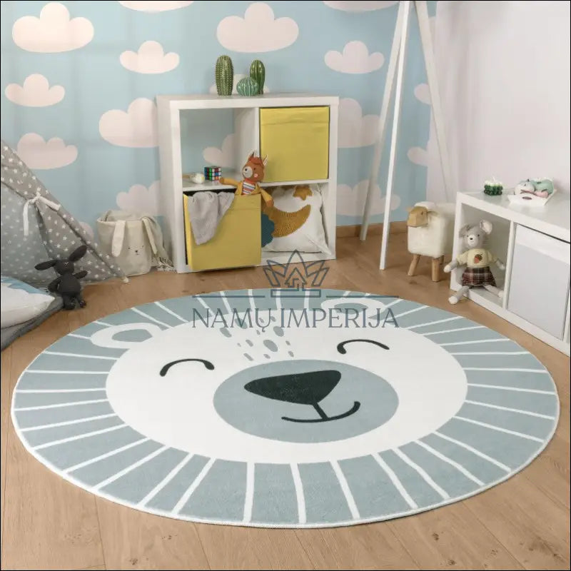 Kilimas NI4029 - €75 Save 15% 100-200, 50-100, __label:Pristatymas 5-14 d.d., color-Grau, kilimai 100 cm skersmuo