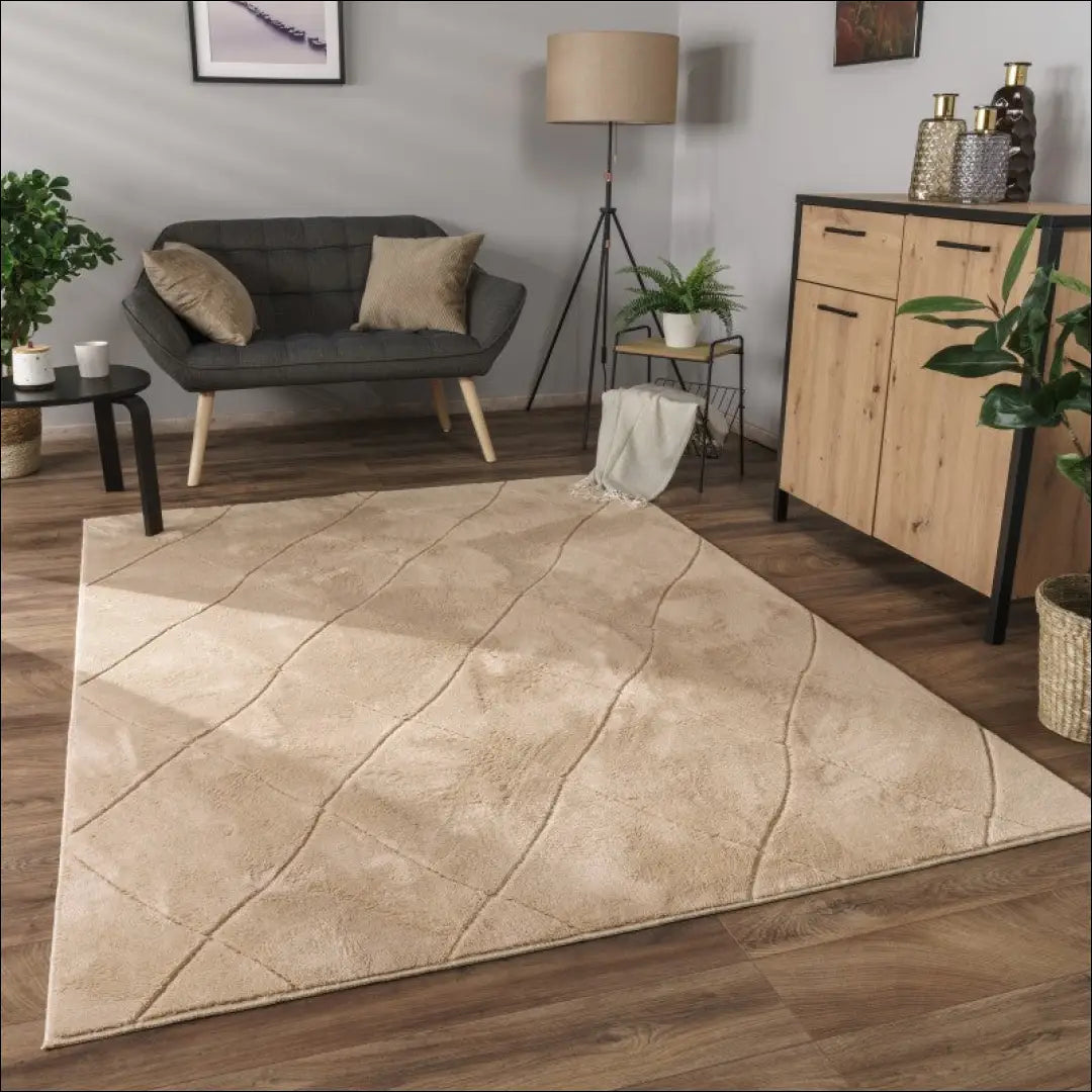 Kilimas NI4041 - €98 Save 15% 100-200, 50-100, __label:Pristatymas 5-14 d.d., color-smelio, kilimai 120x160 cm / Smėlio
