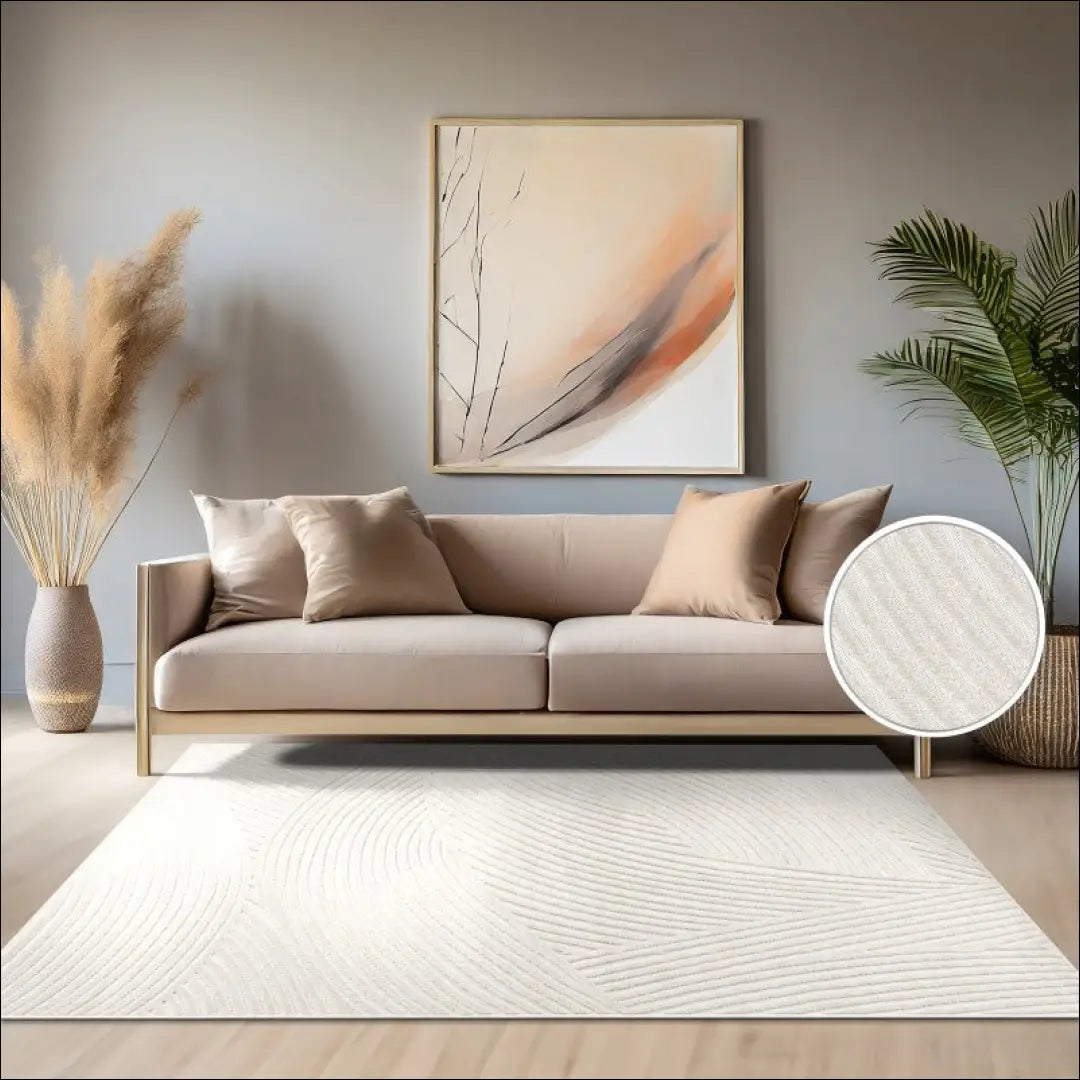 Kilimas NI4130 - 100-200, 50-100, __label:Pristatymas 5-14 d.d., color-creme, kilimai Kilimai | Namų imperija Fast