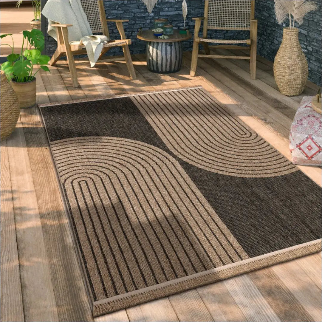 Kilimas NI4152 - €129 Save 15% 100-200, 50-100, __label:Pristatymas 5-14 d.d., color-anthrazit, kilimai 120x160 cm