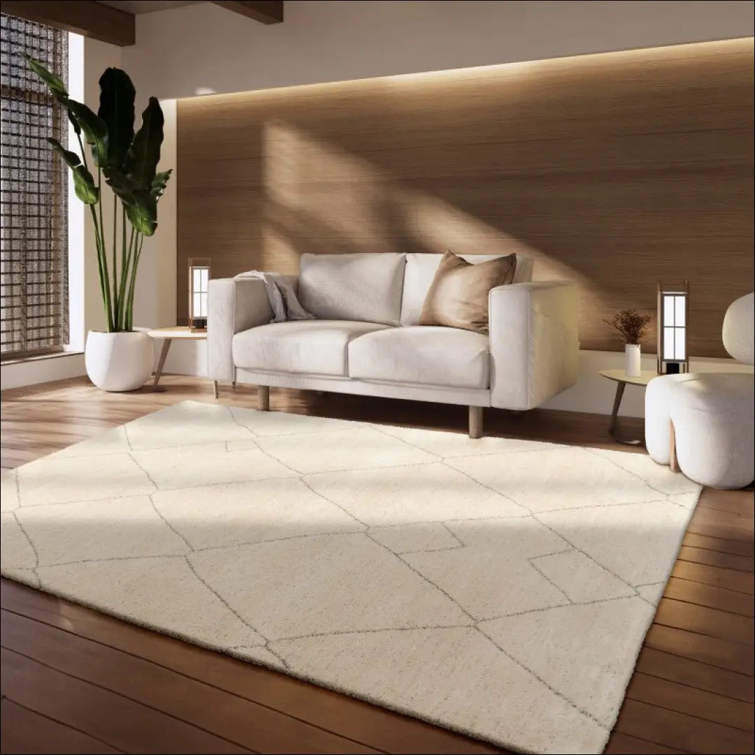 Kilimas NI4198 - €161 Save 15% 100-200, 50-100, __label:Pristatymas 5-14 d.d., color-creme, kilimai 120 x 170 cm