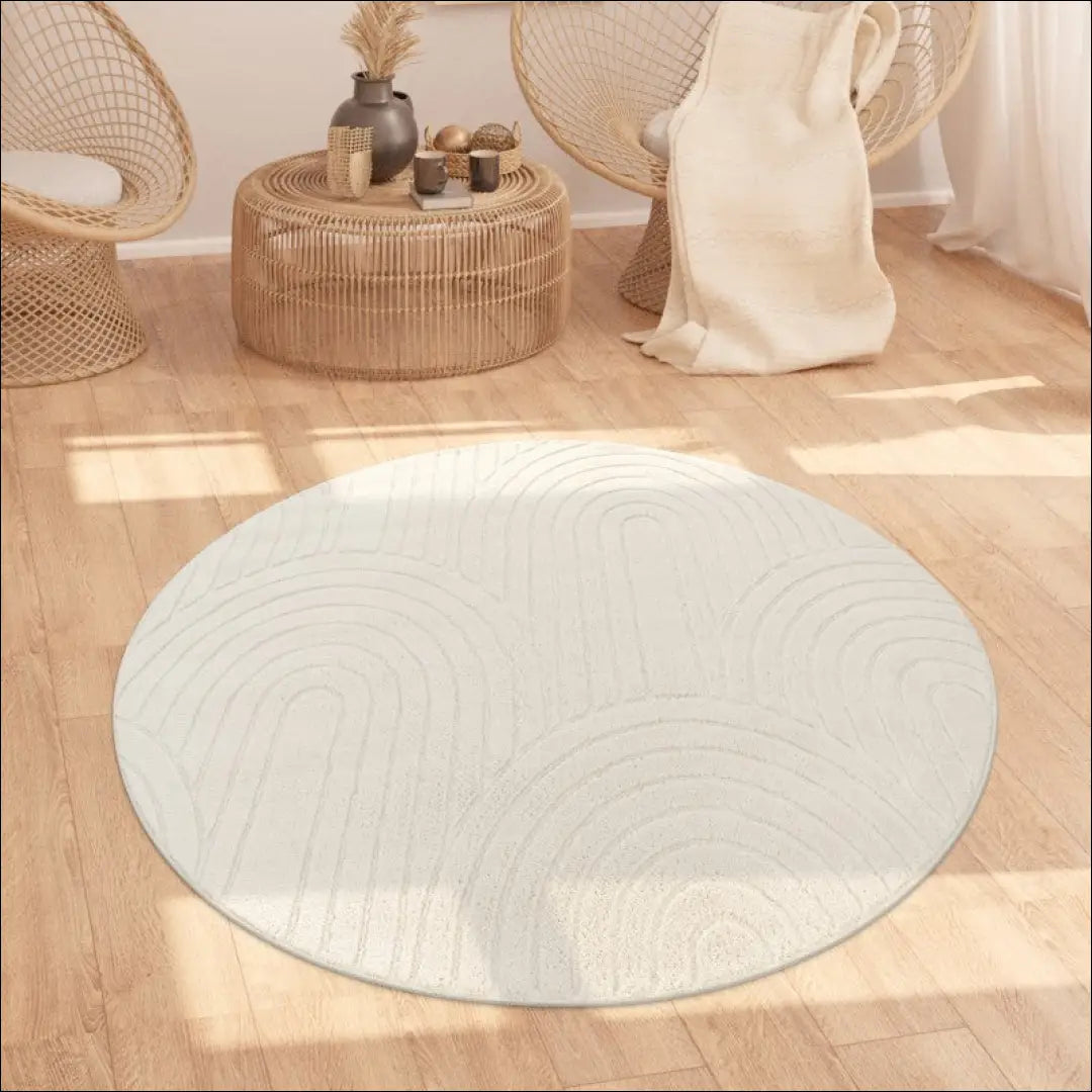 Kilimas NI4244 - €98 Save 15% 100-200, 50-100, __label:Pristatymas 5-14 d.d., color-kremas, kilimai 120 cm skersmuo