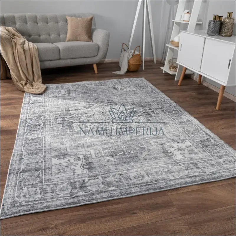 Kilimas NI4257 - €73 Save 15% 100-200, 50-100, __label:Pristatymas 5-14 d.d., color-pilka, kilimai 80 x 150 cm / Pilka