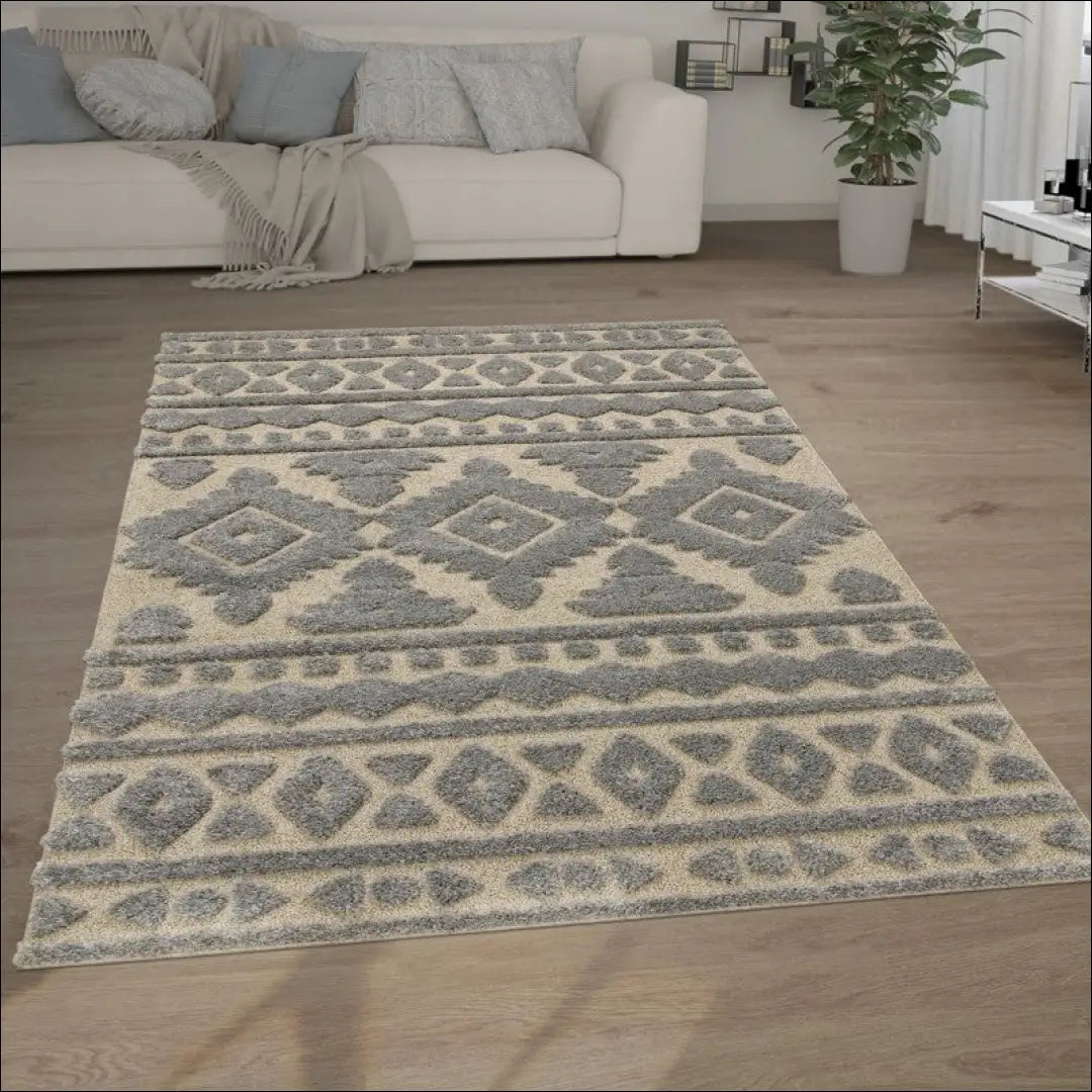 Kilimas NI4478 - €106 Save 15% 100-200, 50-100, __label:Pristatymas 5-14 d.d., color-pilka, kilimai 120x160 cm / Pilka