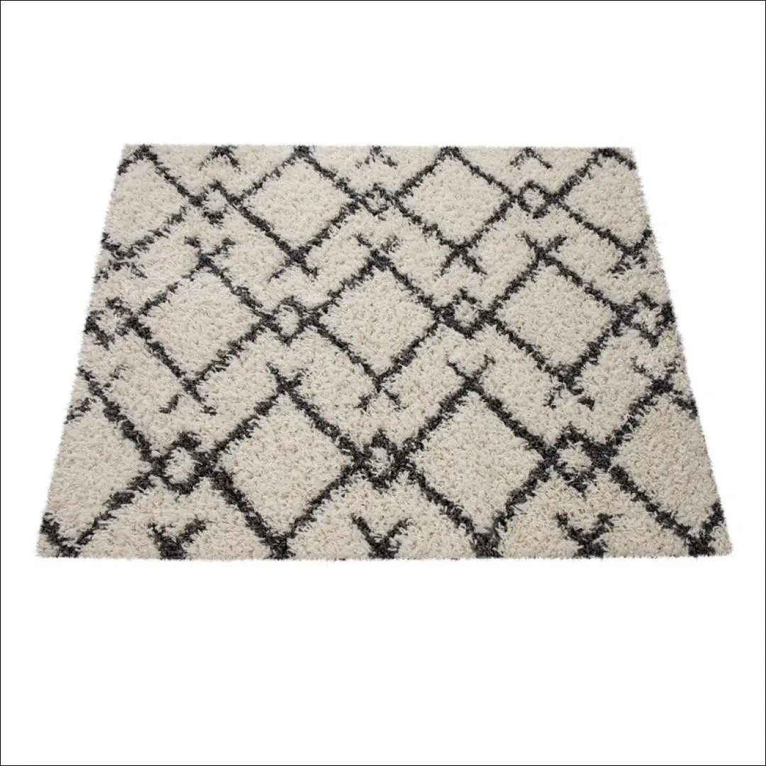 Kilimas NI4482 - 100-200, 50-100, __label:Pristatymas 5-14 d.d., apvalus, color-Creme-Anthrazit Kilimai | Namų imperija