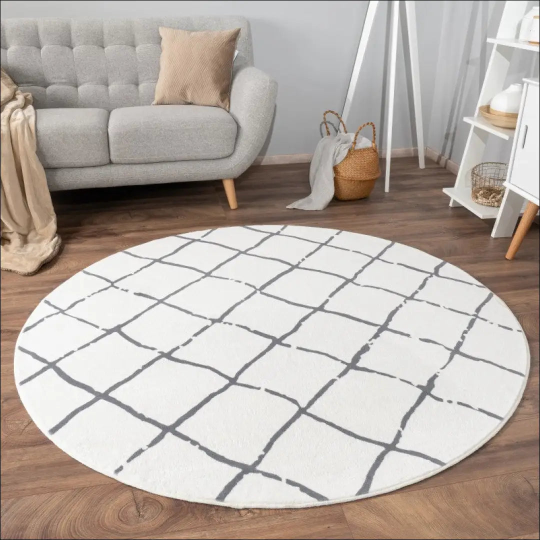 Kilimas NI4659 - €91 Save 15% 100-200, 50-100, __label:Pristatymas 5-14 d.d., color-Anthracite, kilimai 120 cm skersmuo