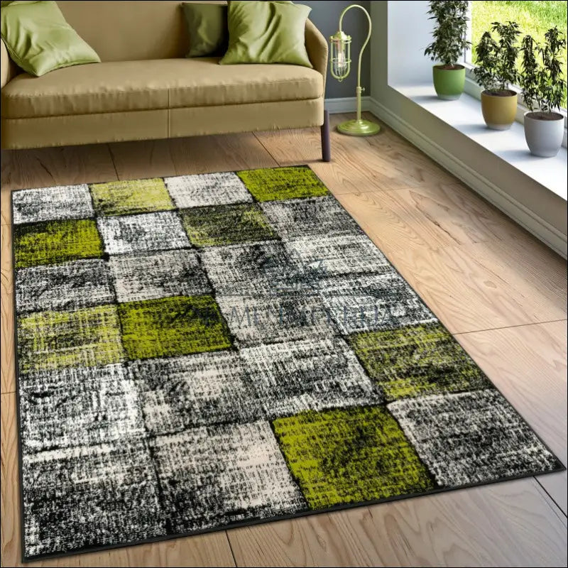 Kilimas NI4675 - €114 Save 15% 100-200, 50-100, __label:Pristatymas 5-14 d.d., color-zalia, kilimai 140 x 200 cm