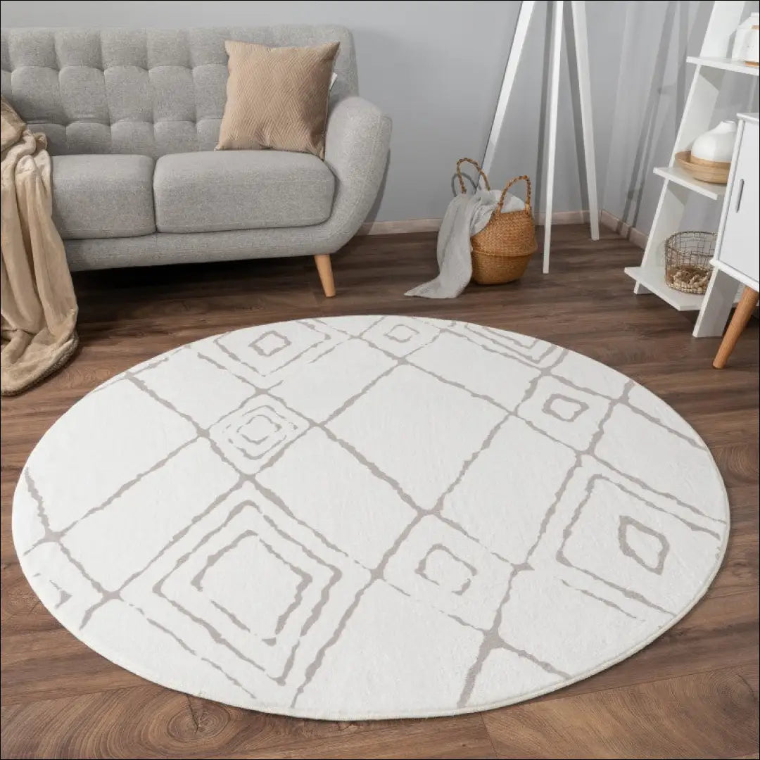 Kilimas NI4731 - €91 Save 15% 100-200, 50-100, __label:Pristatymas 5-14 d.d., color-kremas, kilimai 120 cm skersmuo