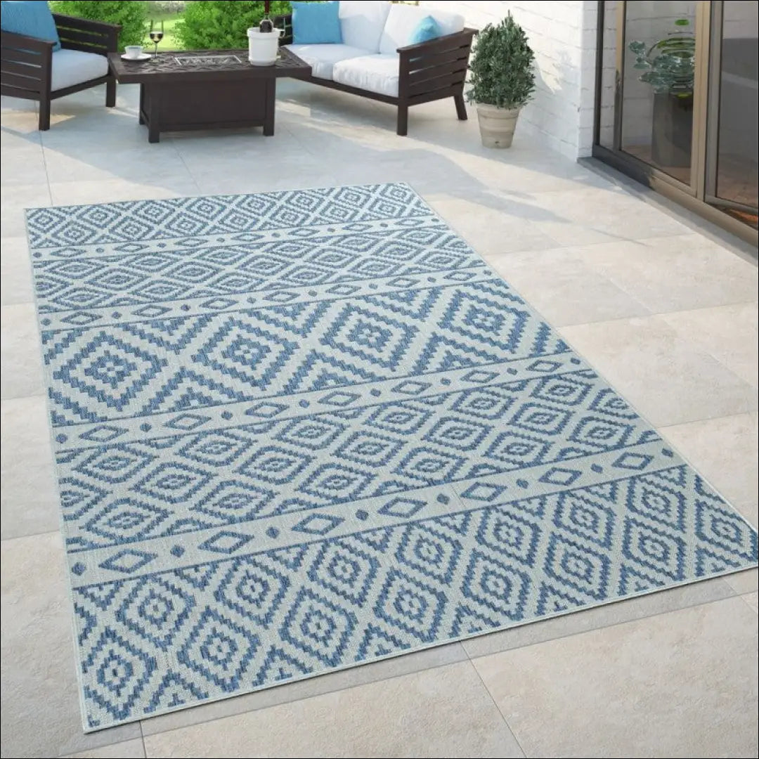 Kilimas NI4795 - €83 Save 15% 100-200, 25-50, 50-100, __label:Pristatymas 5-14 d.d., color-melyna 120 x 170 cm / Mėlyna