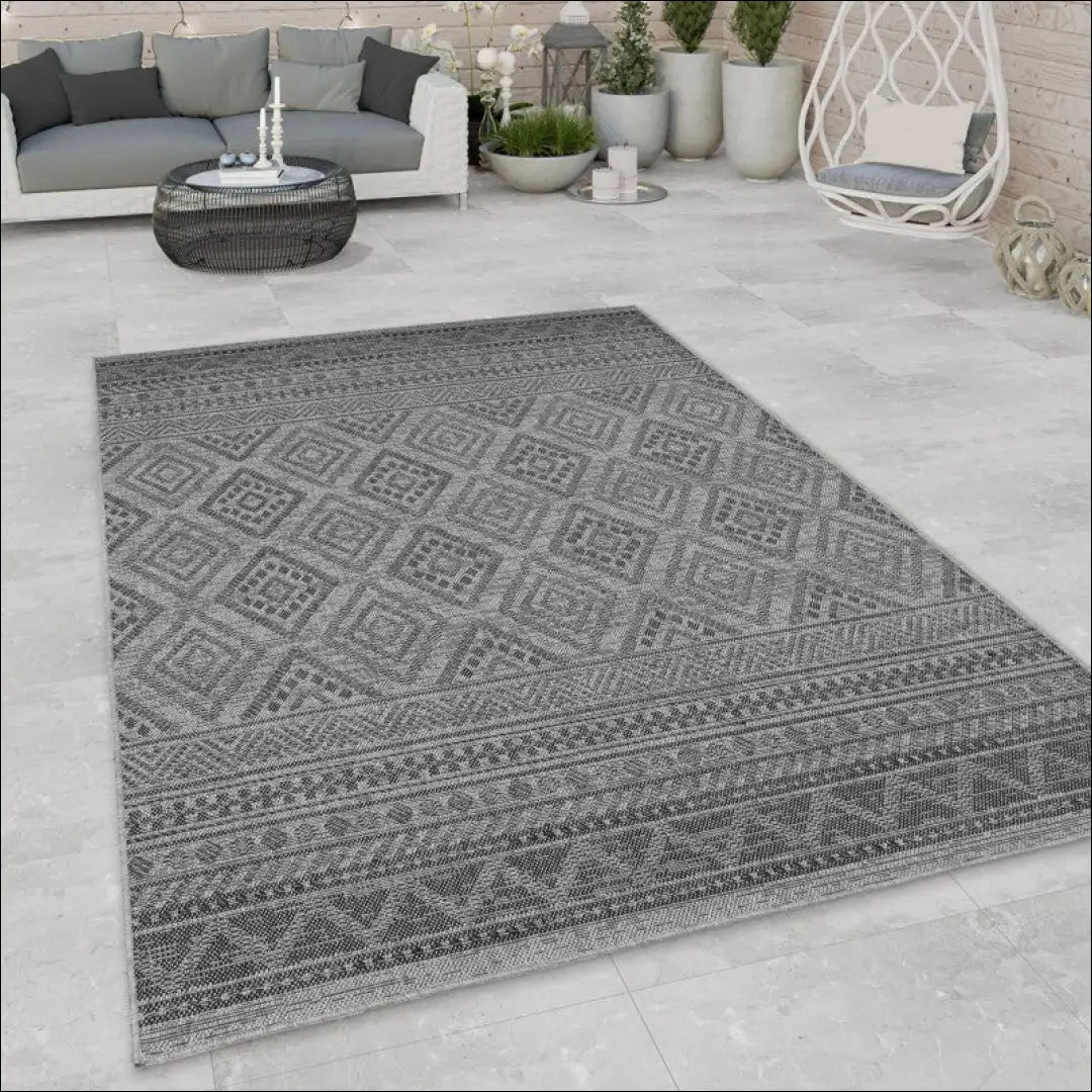 Kilimas NI4988 - €87 Save 15% 100-200, 50-100, __label:Pristatymas 5-14 d.d., color-Anthracite, kilimai 120 cm skersmuo
