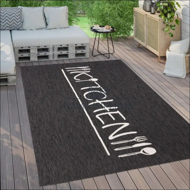 Kilimas NI5019 - €231 Save 15% 100-200, 25-50, 50-100, color-Anthracite, kilimai 240x340 cm / antracitas Kilimai