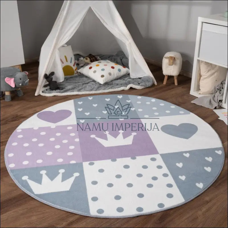 Kilimas NI5054 - €129 Save 15% 100-200, 50-100, __label:Pristatymas 5-14 d.d., color-violetine, kilimai 120x160 cm