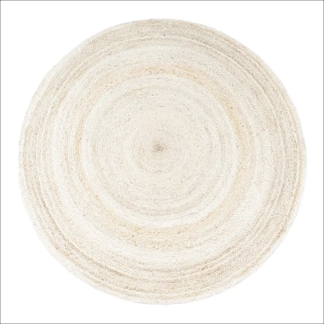 Kilimas NI5107 - 100-200, 50-100, __label:Pristatymas 5-14 d.d., color-White, kilimai Kilimai Handmade Round Monochrome