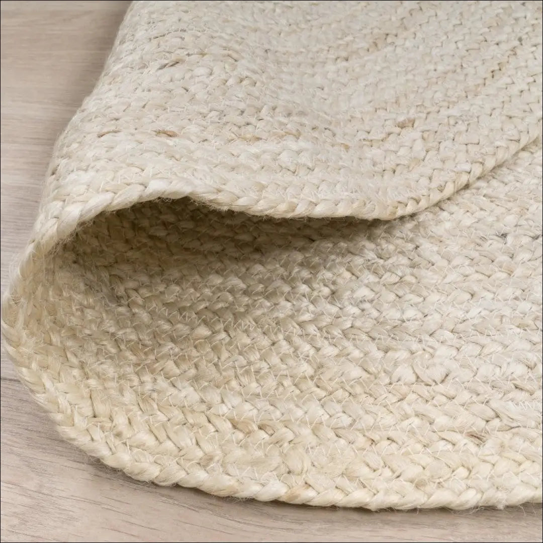 Kilimas NI5107 - 100-200, 50-100, __label:Pristatymas 5-14 d.d., color-White, kilimai Kilimai Handmade Round Monochrome
