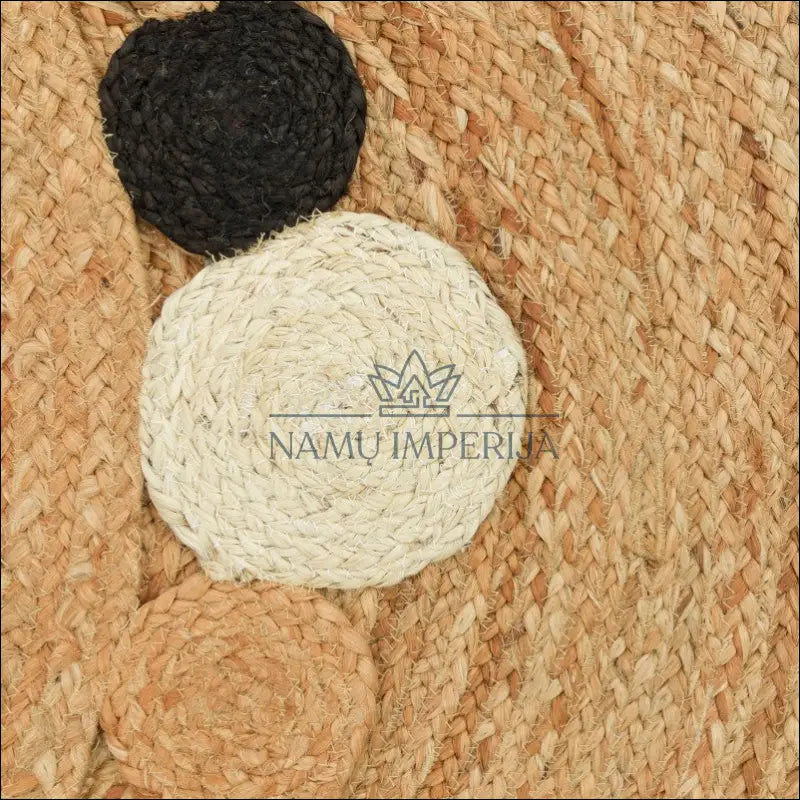 Kilimas NI5108 - 100-200, 50-100, __label:Pristatymas 5-14 d.d., color-juoda, kilimai Kilimai Handmade Round Rug