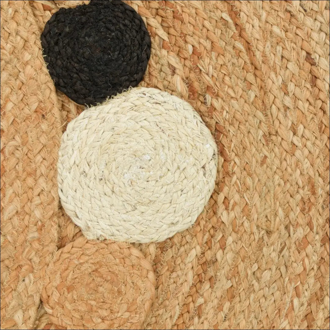 Kilimas NI5108 - 100-200, 50-100, __label:Pristatymas 5-14 d.d., color-juoda, kilimai Kilimai Handmade Round Rug