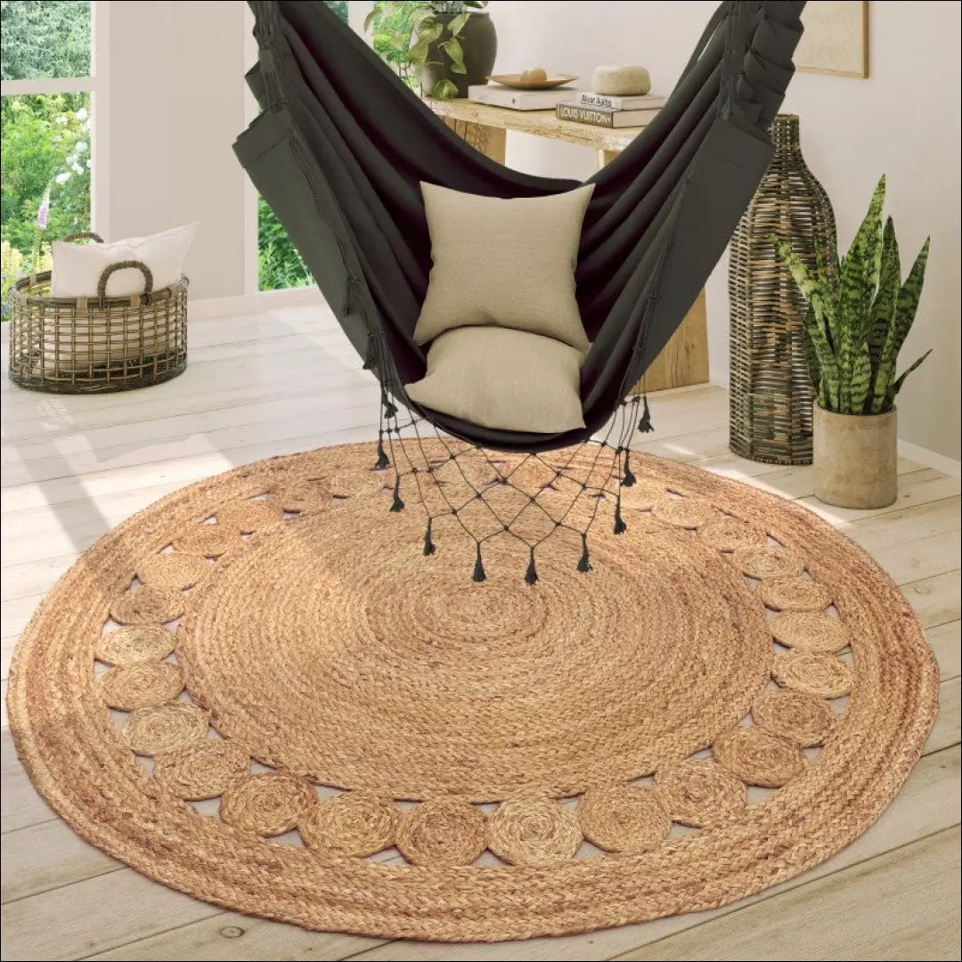 Kilimas NI5109 - €59 Save 15% 100-200, 50-100, __label:Pristatymas 5-14 d.d., color-Nature, kilimai 80 cm round / Gamta