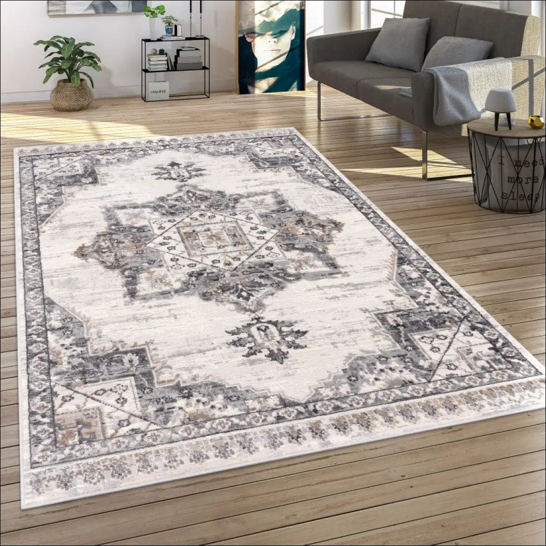 Kilimas NI5155 - €87 Save 15% 100-200, 25-50, 50-100, __label:Pristatymas 5-14 d.d., color-pilka 120x160 cm / Pilka