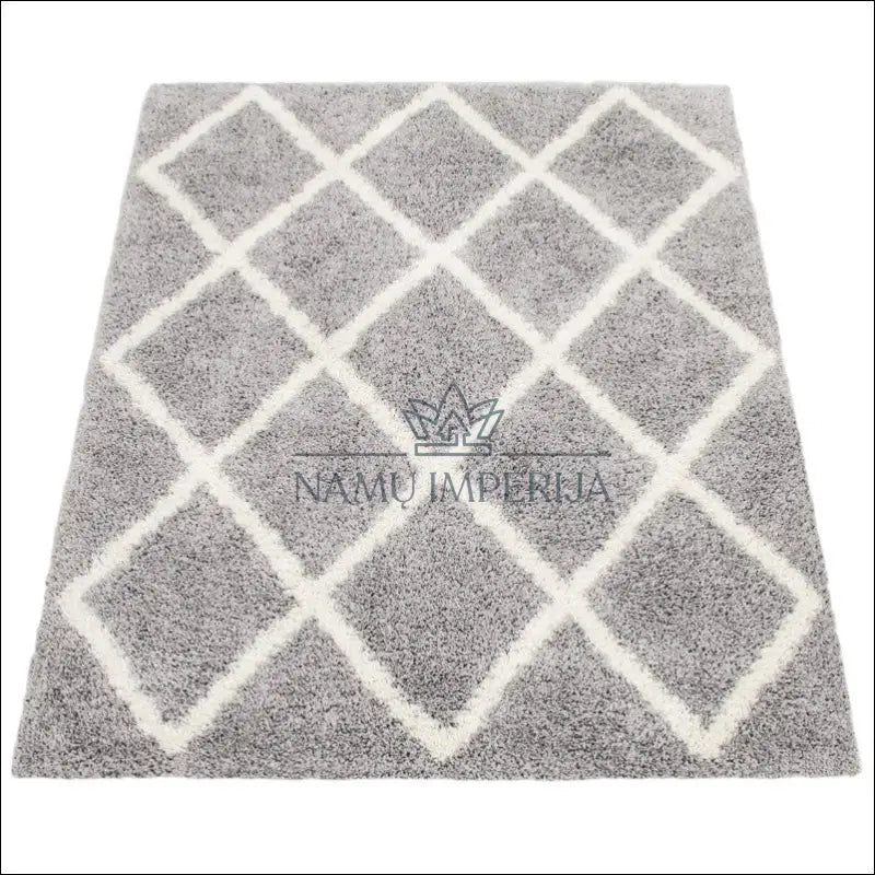 Kilimas NI5180 - 100-200, 50-100, __label:Pristatymas 5-14 d.d., color-pilka-White, ilgaplaukiai Kilimai | Namų