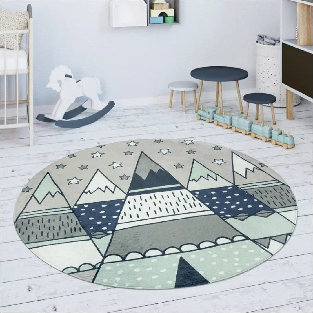 Kilimas NI5264 - €91 Save 15% 100-200, 50-100, __label:Pristatymas 5-14 d.d., color-pilka, kilimai 120 cm skersmuo