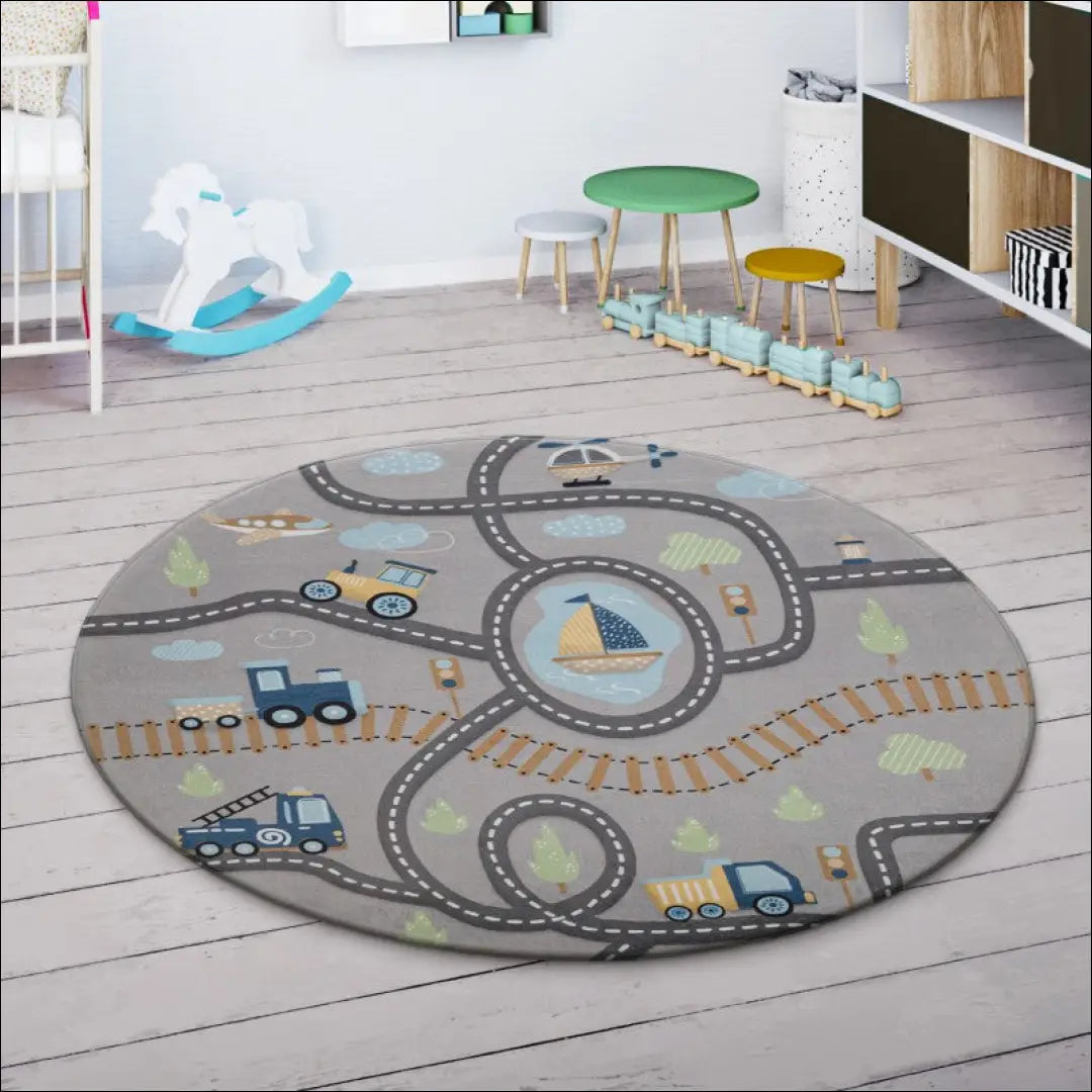 Kilimas NI5275 - €91 Save 15% 100-200, 50-100, __label:Pristatymas 5-14 d.d., color-pilka, kilimai 120 cm skersmuo