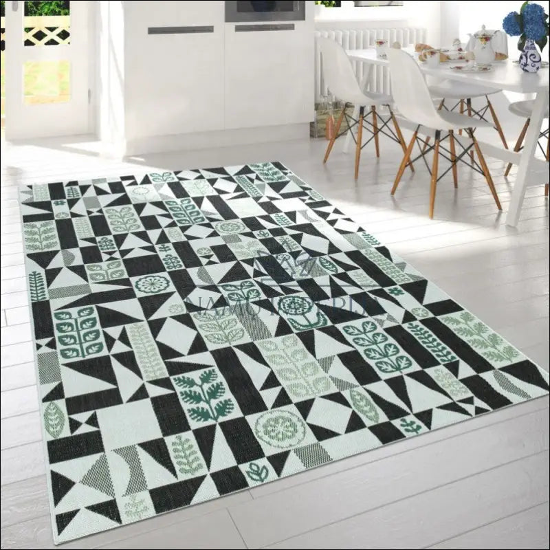 Kilimas NI5347 - €137 Save 15% 100-200, 50-100, __label:Pristatymas 5-14 d.d., color-zalia, kilimai 160 x 230 cm