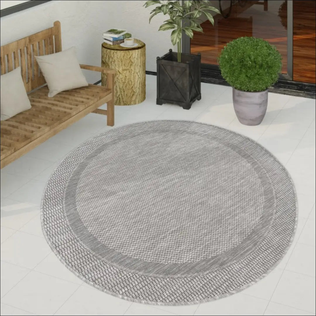 Kilimas NI5390 - €78 Save 15% 100-200, 50-100, __label:Pristatymas 5-14 d.d., color-pilka, kilimai 120 cm skersmuo