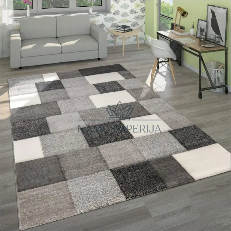 Kilimas NI5614 - €52 Save 15% 50-100, __label:Pristatymas 5-14 d.d., color-pilka, kilimai, newdiva2 60 x 110 cm / Pilka